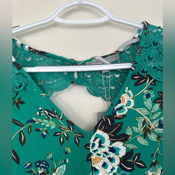 Daniel Rainn Sleeveless Top Size 1X - with Lace - NWT - Picture 5 of 9